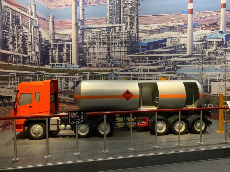汽車模型公司-油罐車模型