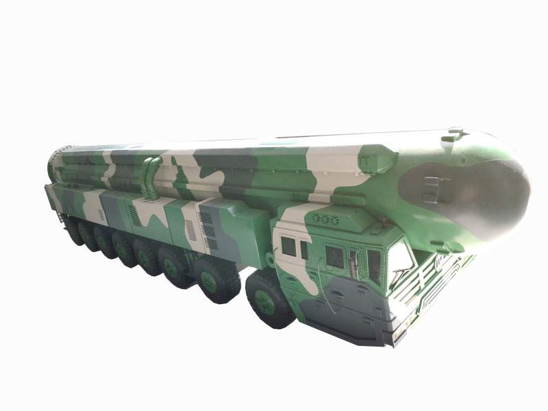 軍事車輛模型-東風41洲際導彈車模型