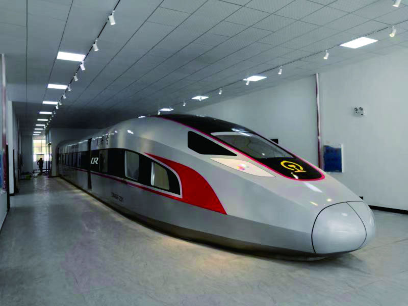 高鐵製作模型-複興號（hào）車頭