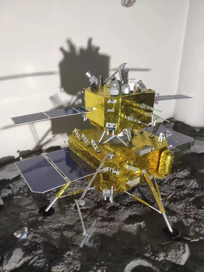 嫦娥五號探測器模型